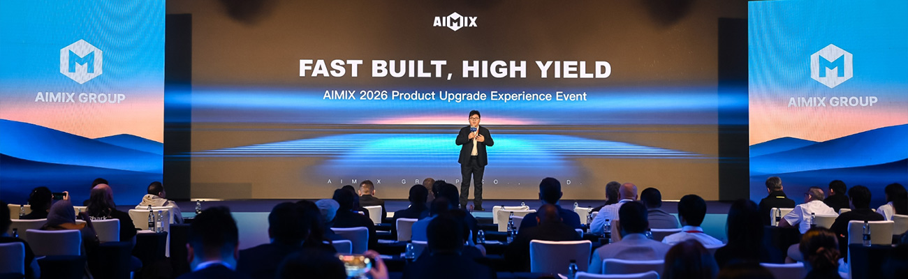 Discurso estratégico de Jason Yu, CEO de AIMIX GROUP, en el evento 2026